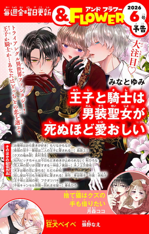 ＆FLOWER6号予告 RED