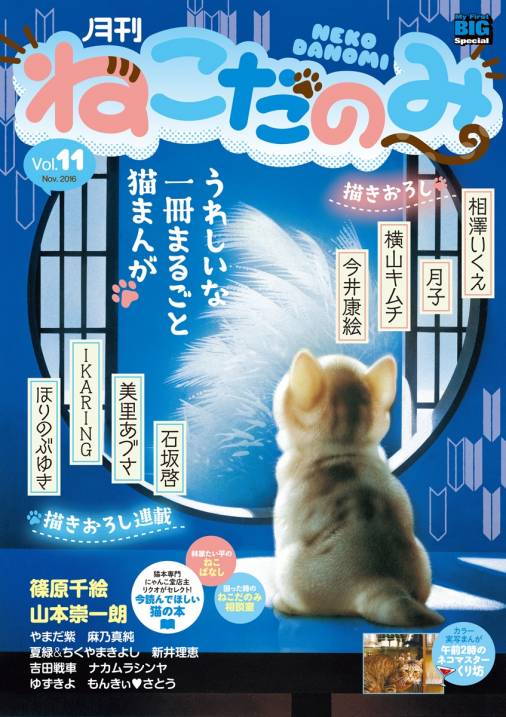 月刊ねこだのみ vol.11（2016年10月28日発売） 小学館 - 小学館e ...