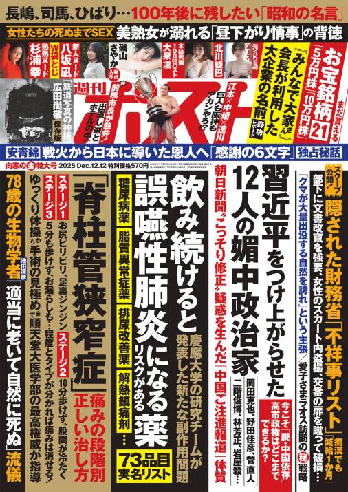 週刊ポスト 2025年 12月12日号